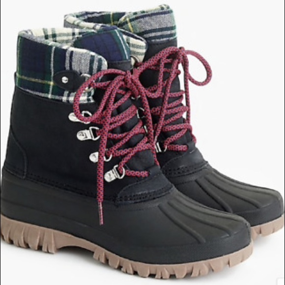 J. Crew Perfect lace up boots size 7